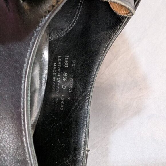 Alfred for O'Connors Black Leather Double Monk Strap Dress Shoes Men Size 8.5 - Picture 4 of 13